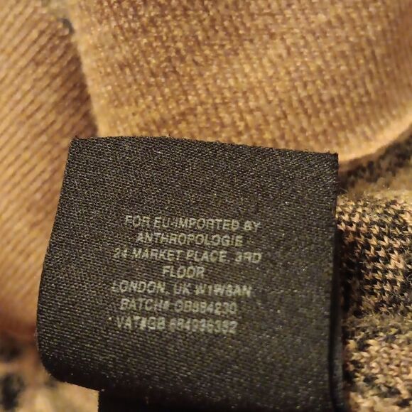 Moth by Anthropologie Animal Print Pants. Cozy, Wool Blend, MobWife - Picture 8 of 12